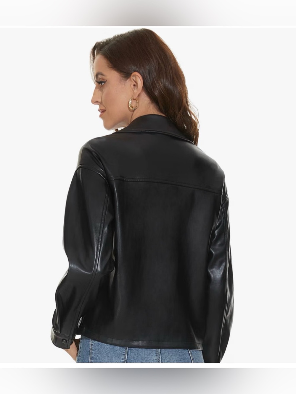 Leather Shacket - Picture 3 of 13
